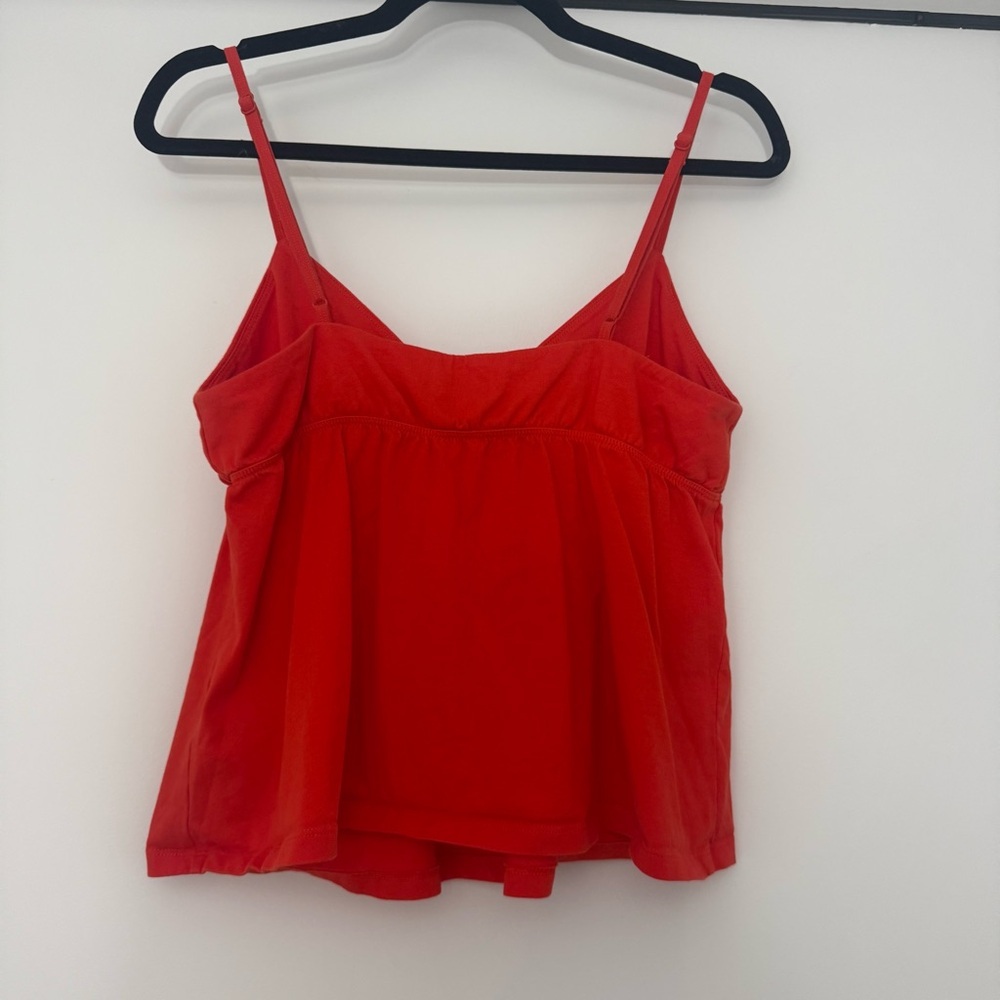 Sunday Best Aritzia Cottonwhisk LouLou Camisole Set of Two Poppy Red & Black Med - Picture 8 of 14